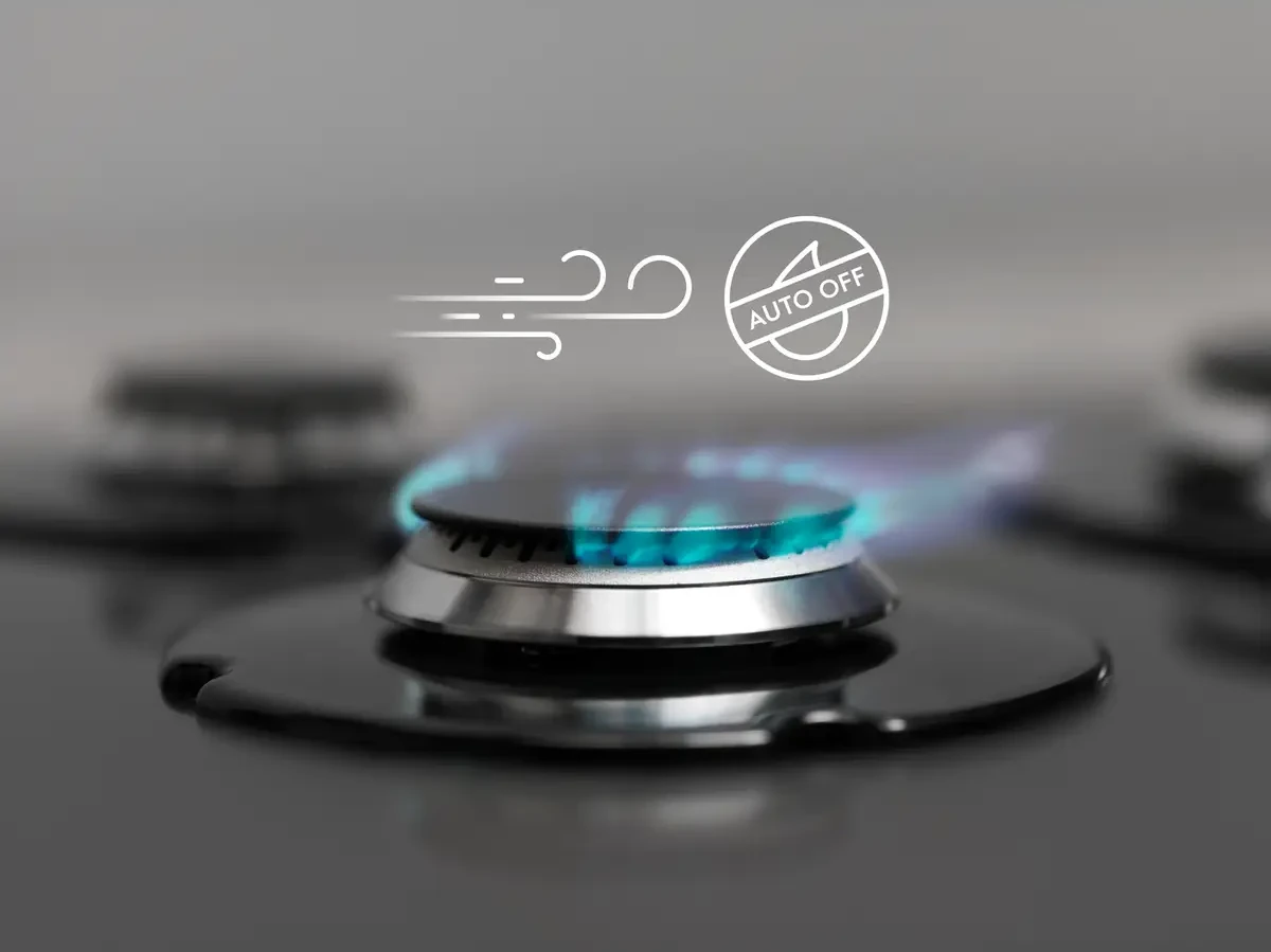 Electrolux gaasipliidiplaat leekvalve ohutusfunktsiooniga