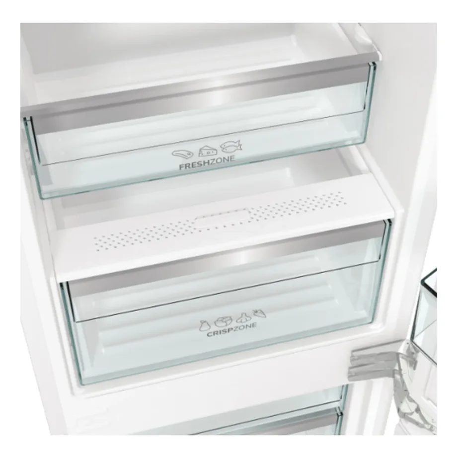 Integreeritav NoFrost külmik sügavkülmaga WiFi-ga Gorenje NRKI519E82WF, 60 cm, 208/76 L, E-kl, inverterkompressor, 35 dB, uks-uksele paigaldus, valge – 4