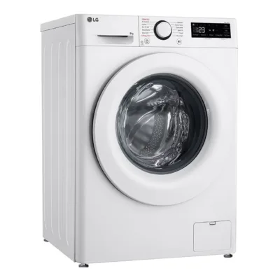 8 kg A-klassi eestlaetav pesumasin LG F2WR508SWW, vabaltseisev, 1200 p/min, lisaauruga, inverter-mootor, 60x85 cm, maks