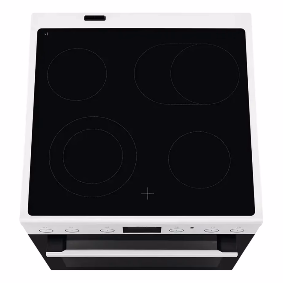 Elektripliit klaaskeraamilise pinnaga ja AirFry ahjuga AEG CCB6440CBW, 60 cm, 73 l, pöördõhk, 4 keeduala, teleskoopsiinid, A energiaklass, valge – 4