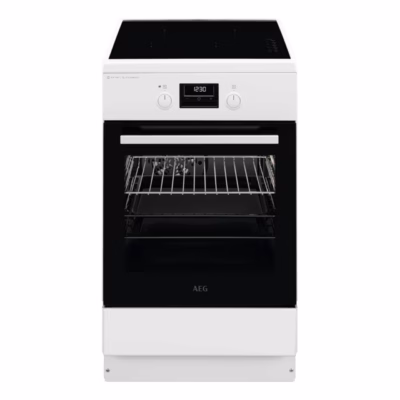 Induktsioonpliit SteamBake ja AirFry funktsioonidega AEG CIB56491BW, elektriahi, 50 cm lai, 58 L, 4 keeduala, A-klass,