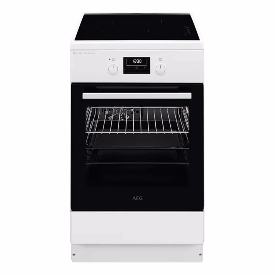 Induktsioonpliit SteamBake ja AirFry funktsioonidega AEG CIB56491BW, elektriahi, 50 cm lai, 58 L, 4 keeduala, A-klass, valge – 4