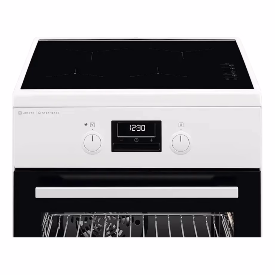 Induktsioonpliit SteamBake ja AirFry funktsioonidega AEG CIB56491BW, elektriahi, 50 cm lai, 58 L, 4 keeduala, A-klass, valge – 9