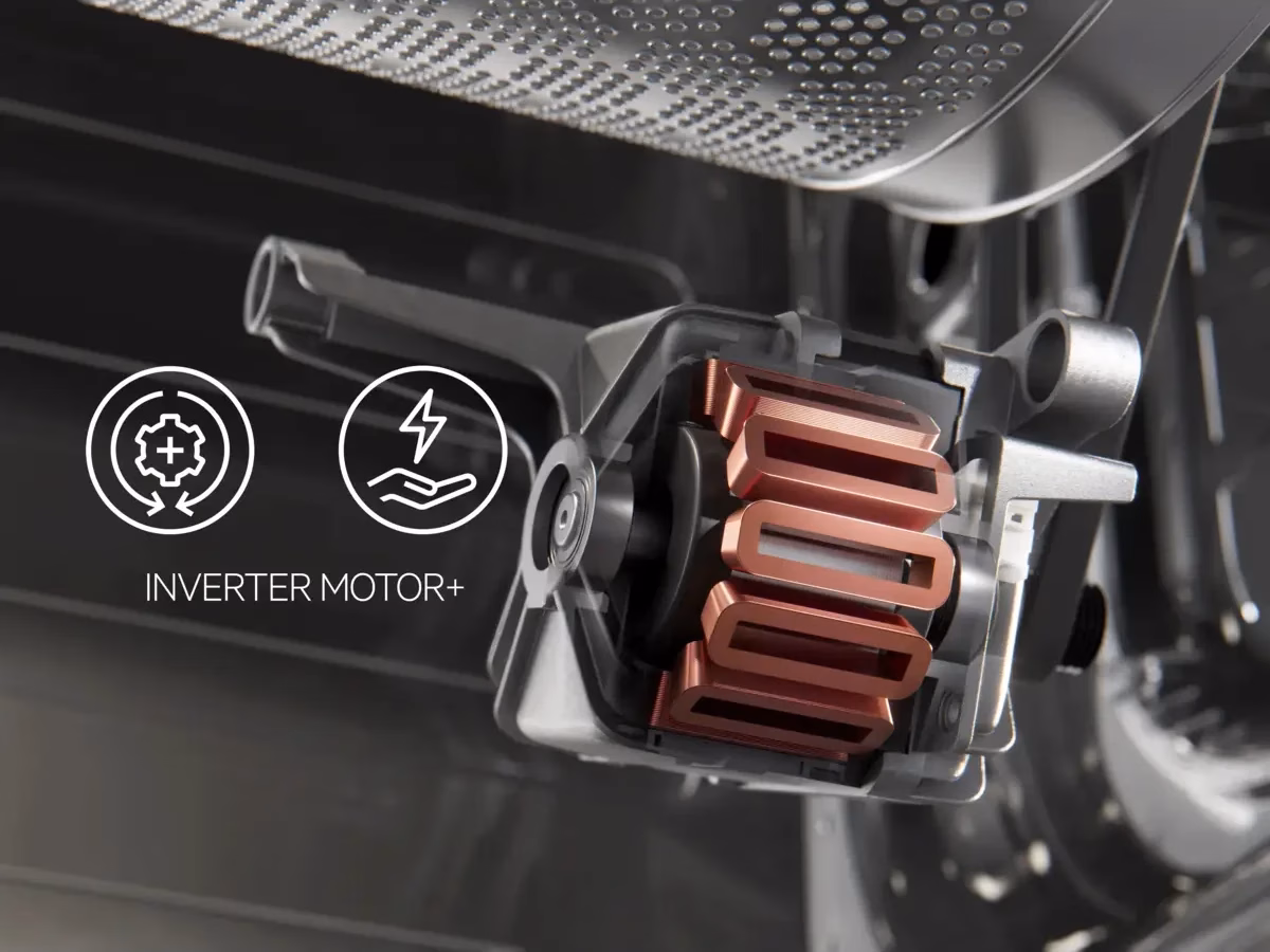 AEG pesumasina Inverter Motor+ tagab säästliku ja töökindla pesemise