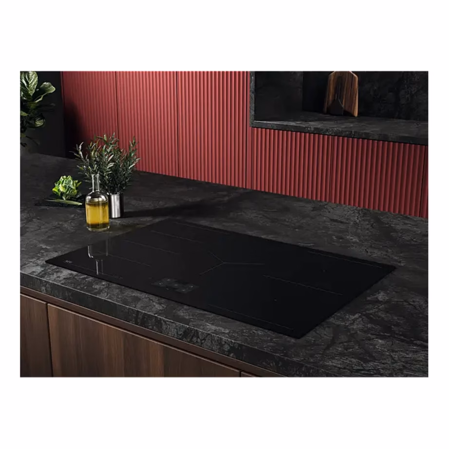 Integreeritav induktsioonpliidiplaat FlexiBridge ja SensePro termomeetriga AEG TH85IH50IB, 80 cm, 5 tsooni, must, raamita, 7350 W, Wi-Fi, puutetundlik TFT ekraan – 5