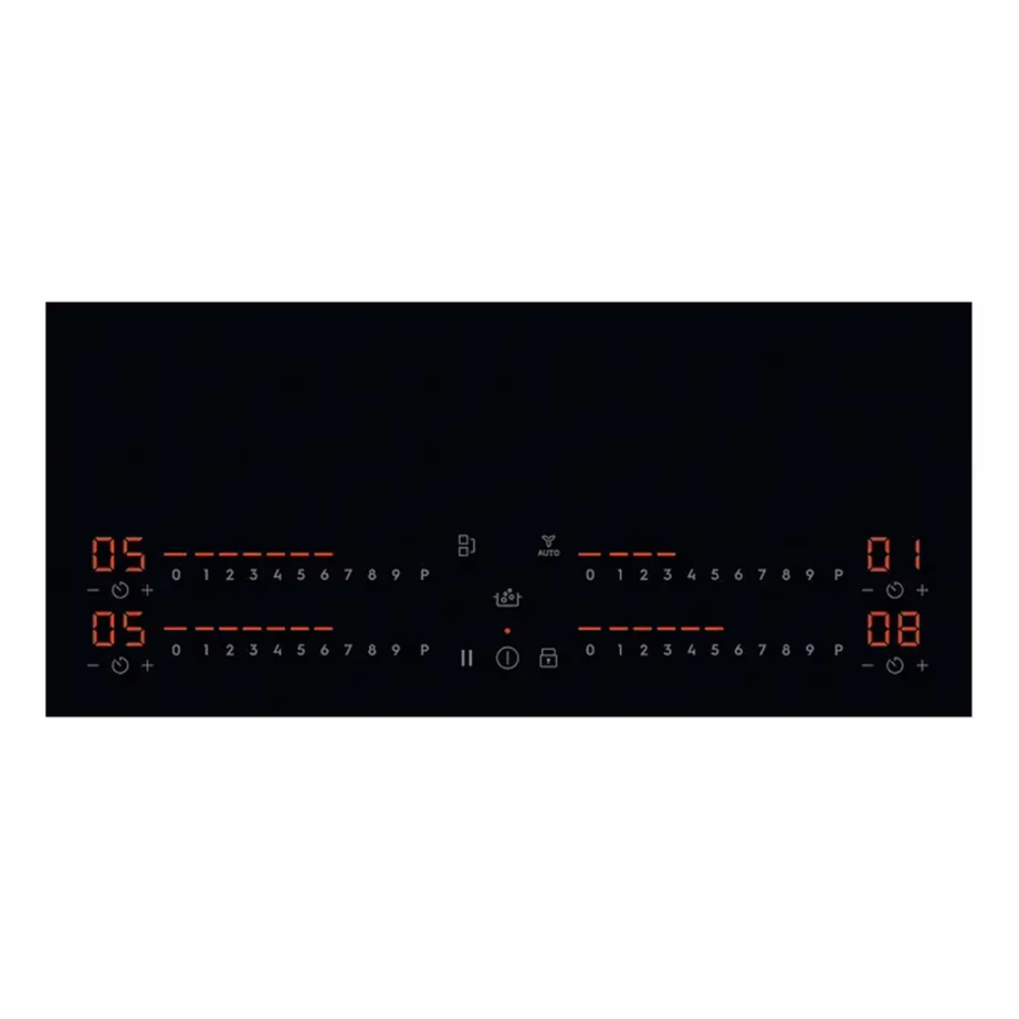 Induktsioonpliidiplaat keeduvee anduri ja Hob2Hoodiga ELECTROLUX EIS82453, 80 cm, 4 tsooni, 1xBridge, puutejuhtimine Slider, raamita klaaskeraamika, 7350 W, must – 16