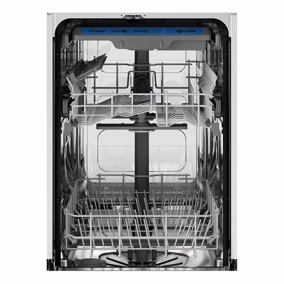 Kompaktne 45 cm nõudepesumasin AirDry kuivatusega ELECTROLUX ESA63200SX, 10 komplekti, 8 programmi, inverter-mootor, 46 dB, roostevaba teras, vaba paigaldus – 4