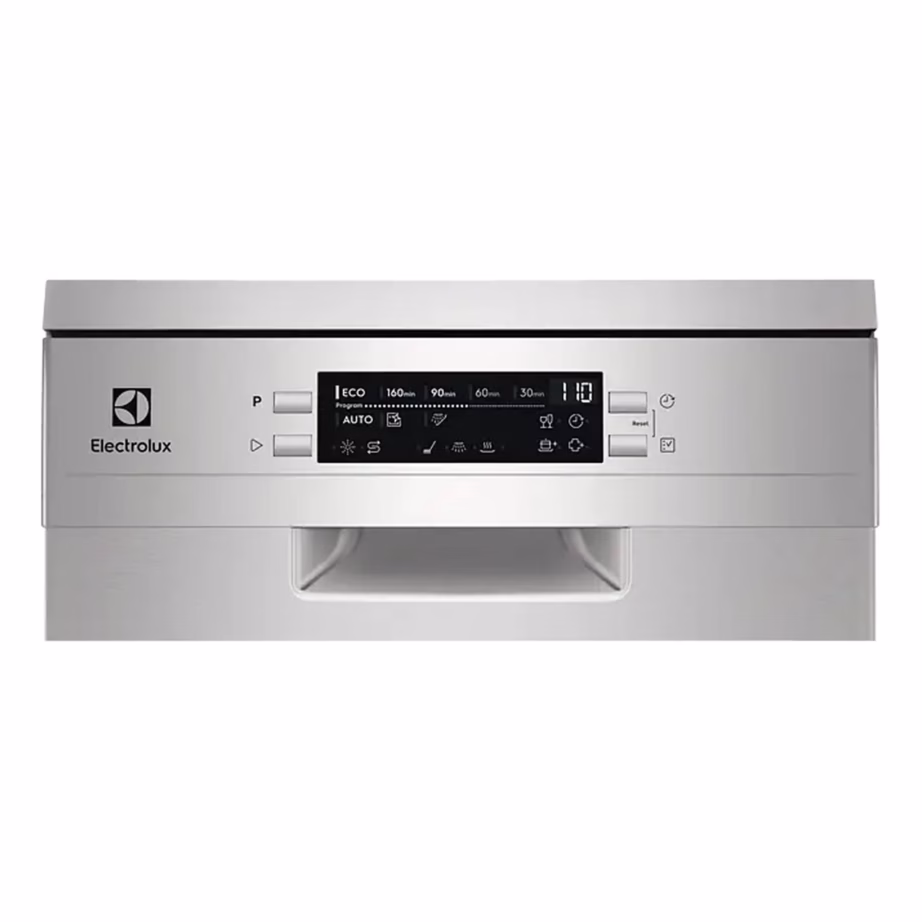 Kompaktne 45 cm nõudepesumasin AirDry kuivatusega ELECTROLUX ESA63200SX, 10 komplekti, 8 programmi, inverter-mootor, 46 dB, roostevaba teras, vaba paigaldus – 9