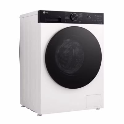 Slim pesumasin 9 kg A-klassi WiFi ja auruga LG F2X50S9THB, eestlaetav, 1200 p/min, inverter-mootor, valge, 60x47,5x85