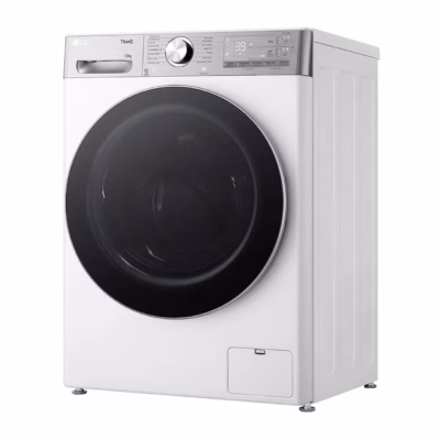 13 kg esiklaaditav pesumasin A-klassi energiatõhususega LG F4WR913P3WA, 1400 p/min, automaatne doseerimine,