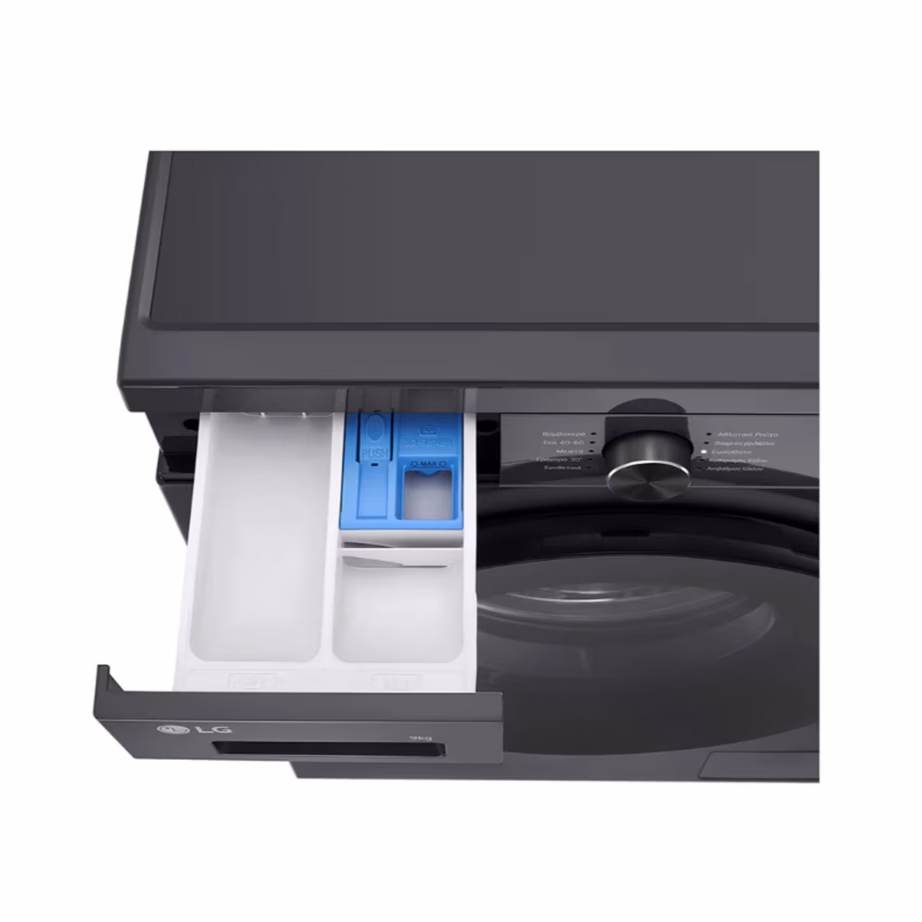 Eeslaetav pesumasin A-klassi ja Wi-Fi-ga LG F4X1009NMB, 9 kg, 1400 p/min, inverter-mootor, auruga, 60x85x59 cm, tumehall – 3