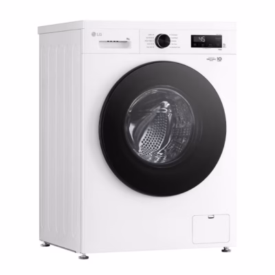 Eestlaetav pesumasin aurufunktsiooniga ja Wi-Fi-ga LG F4X1009NWB, 9 kg, 1400 p/min, A energiaklass, valge, vaba