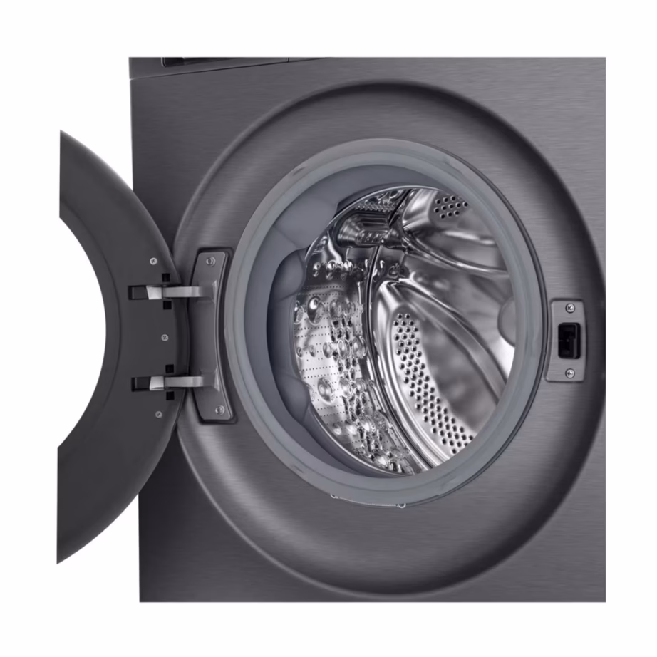 11 kg A-klassi eeslaetav pesumasin aurufunktsiooniga LG F4X5011TBB, 1400 p/min, inverter-mootor, Wi-Fi, must, 60 cm, müra 71 dB – 3