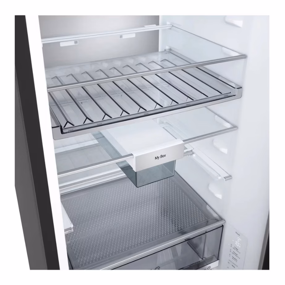 Külmik sügavkülmaga all A-klassi ja no frostiga LG GBBS726AEV, 60 cm, 262/113 l, 29 dB, inverterkompressor, Wi‑Fi, tumehall – 4