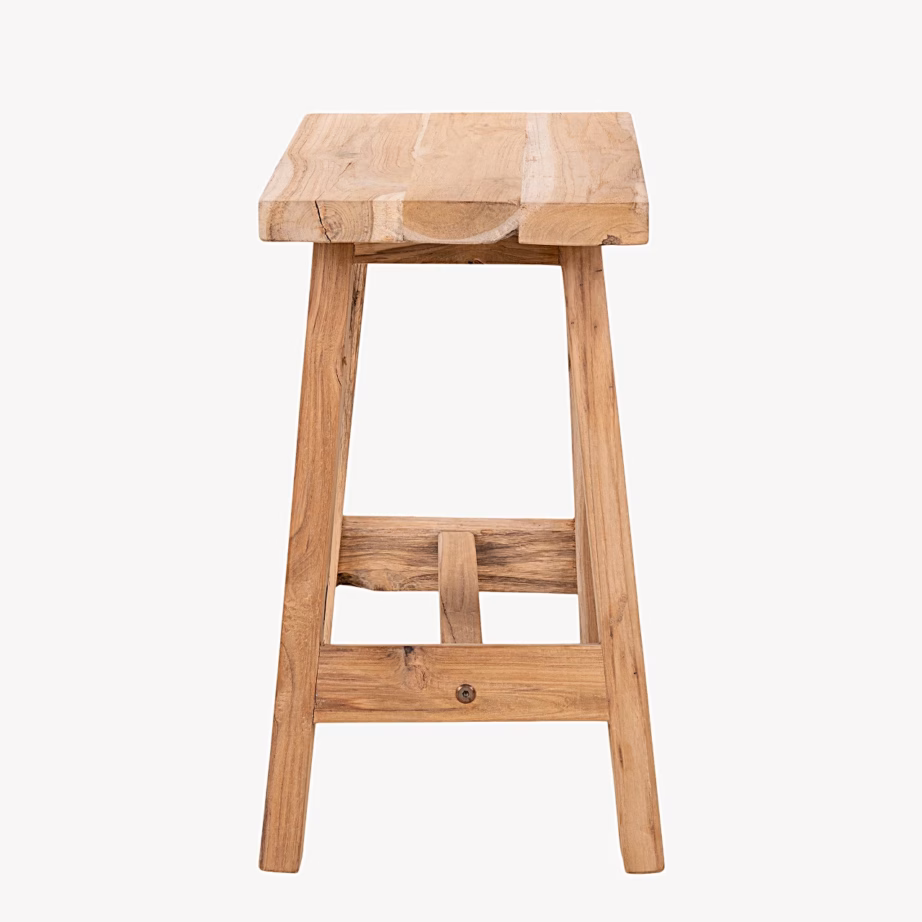 Aiapink taaskasutatud tiigipuidust, naturaalne 50x25x45 cm – House Nordic Barcelona – 8