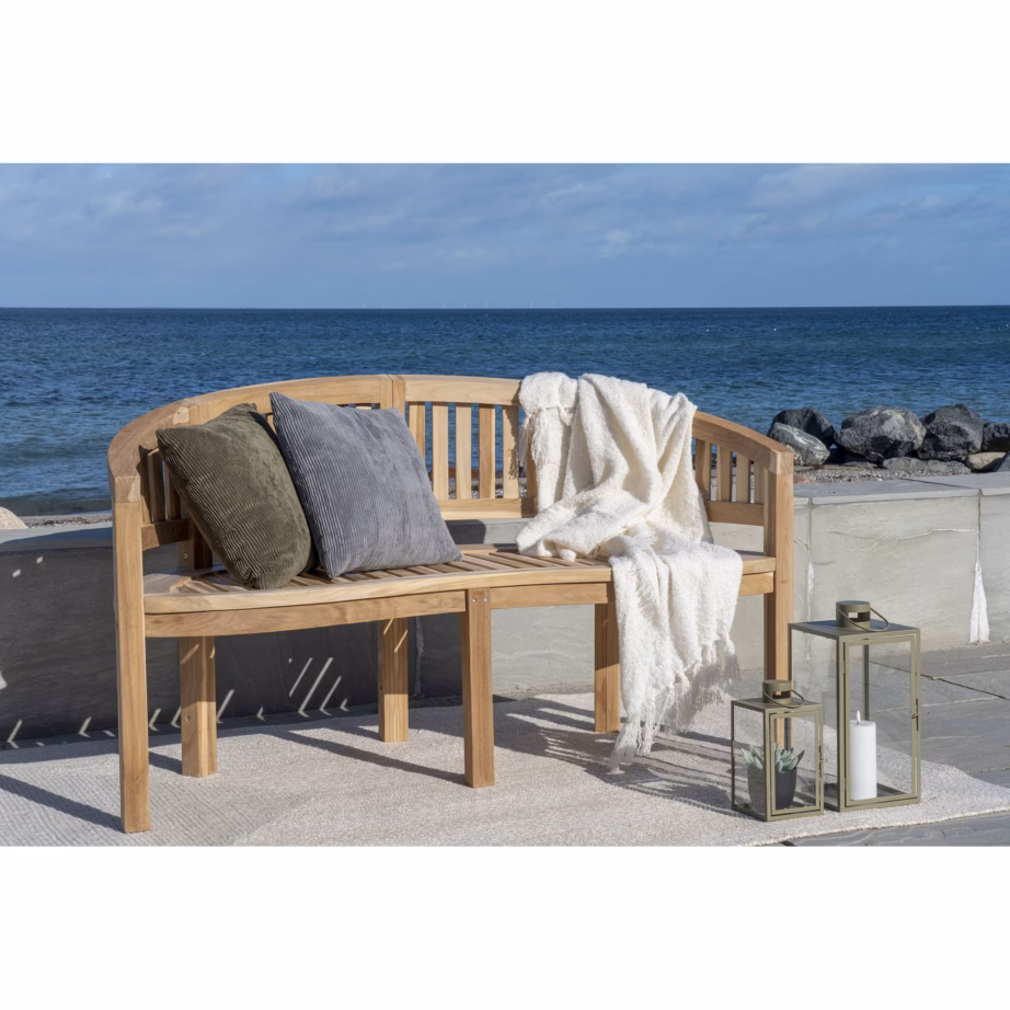 Tiigipuidust aiapink House Nordic Boca Banan, naturaalne, 150 cm – 2