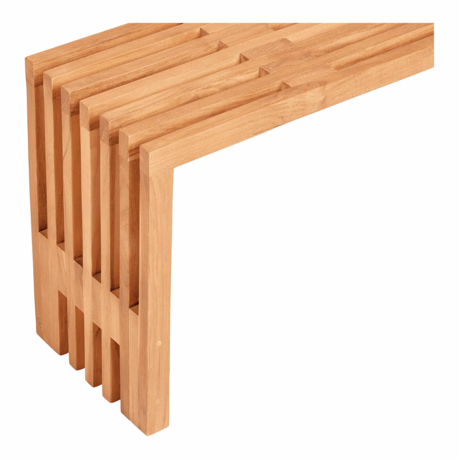 Tiigipuidust aiapink House Nordic Benidorm, naturaalne, 90x30x49 cm – 8