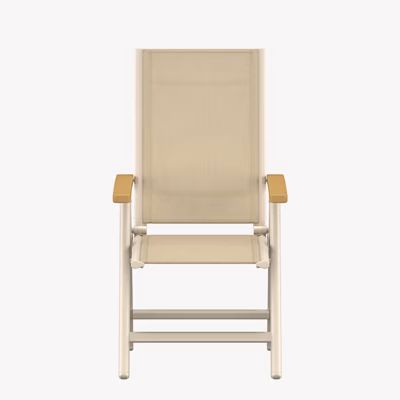 Reguleeritav aiatool Panama, beež tekstileen ja teak - 1554-222