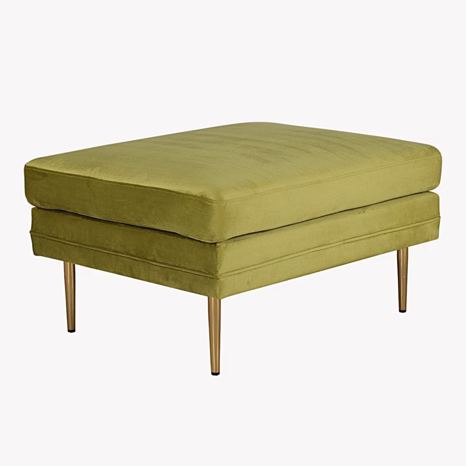 Roheline samettumba Boom kuldsete metalljalgadega, 15550-894 – 2