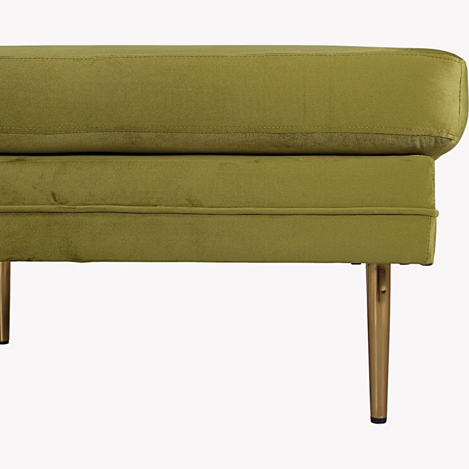 Roheline samettumba Boom kuldsete metalljalgadega, 15550-894 – 5