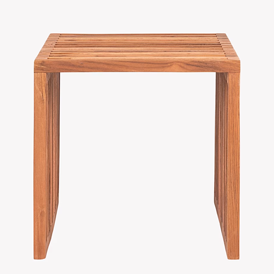 Tiigipuidust abilaud 40x40x40 cm, naturaalne – House Nordic Pego – 3