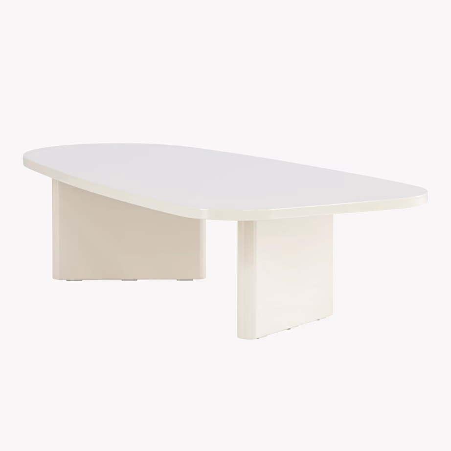 Beež läikiv diivanilaud Grönvik 130×65 MDF, 20070-222 – 3