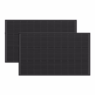 Päikesepaneelide komplekt 2×100 W, monokristallilised, jäik konstruktsioon – EcoFlow
