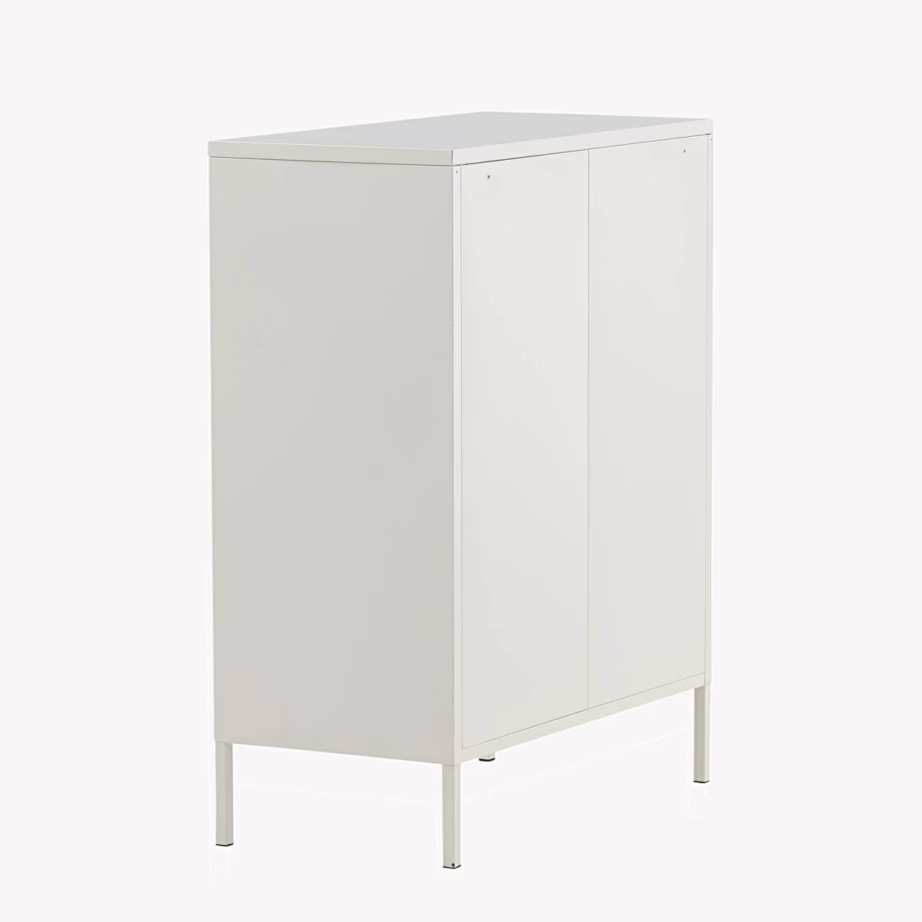 Misha valge metallkapp võreustega, kahe riiuliga, 25360-201 – 5