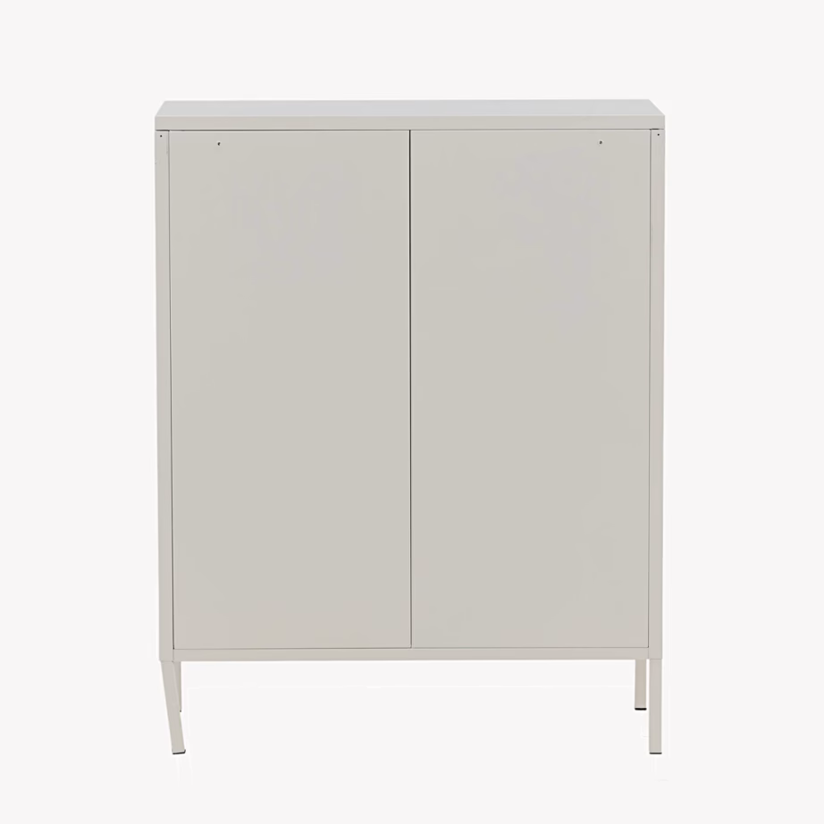 Misha valge metallkapp võreustega, kahe riiuliga, 25360-201 – 7