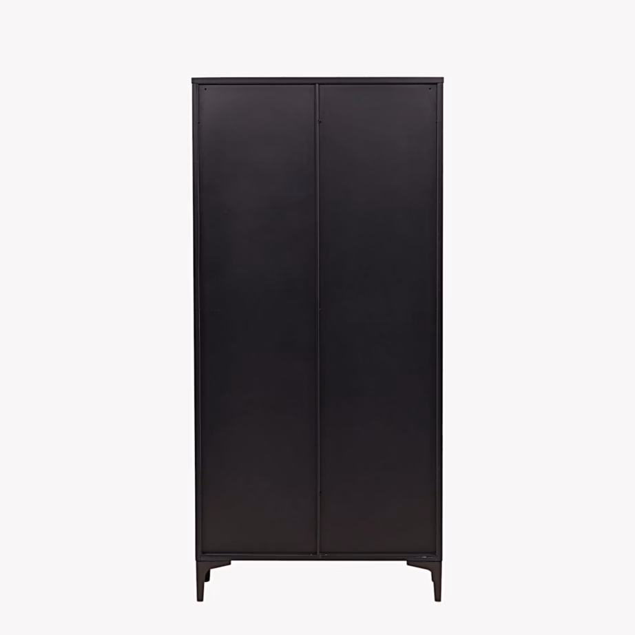 Must terasest klaasustega vitriinkapp Piring, 190 cm, 25617-208 – 7