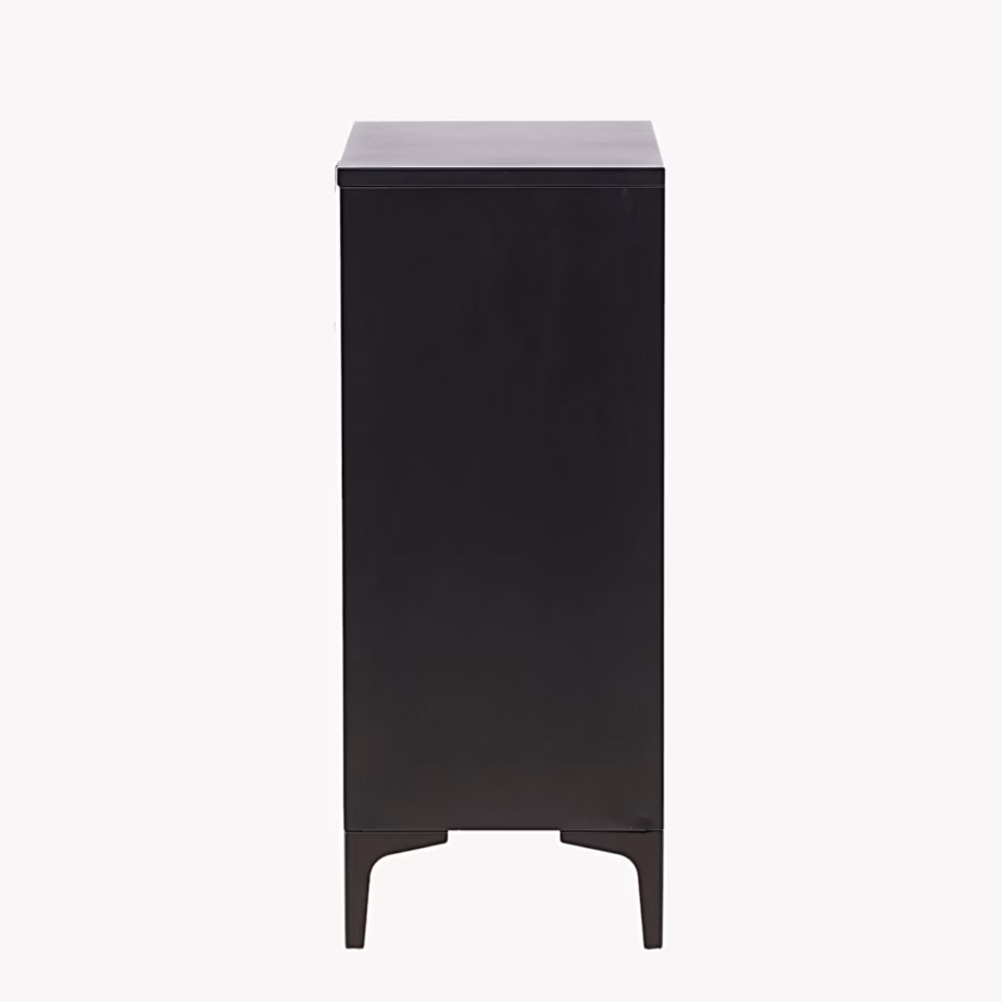 Metallkummut Piring, must, 4 sahtliga, 25621-208 – 4