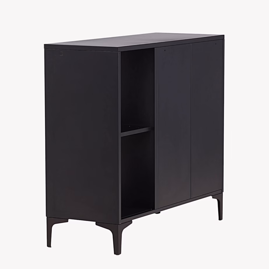 Piring must teraskapp avatud riiulite ja ustega, 25623-208 – 5