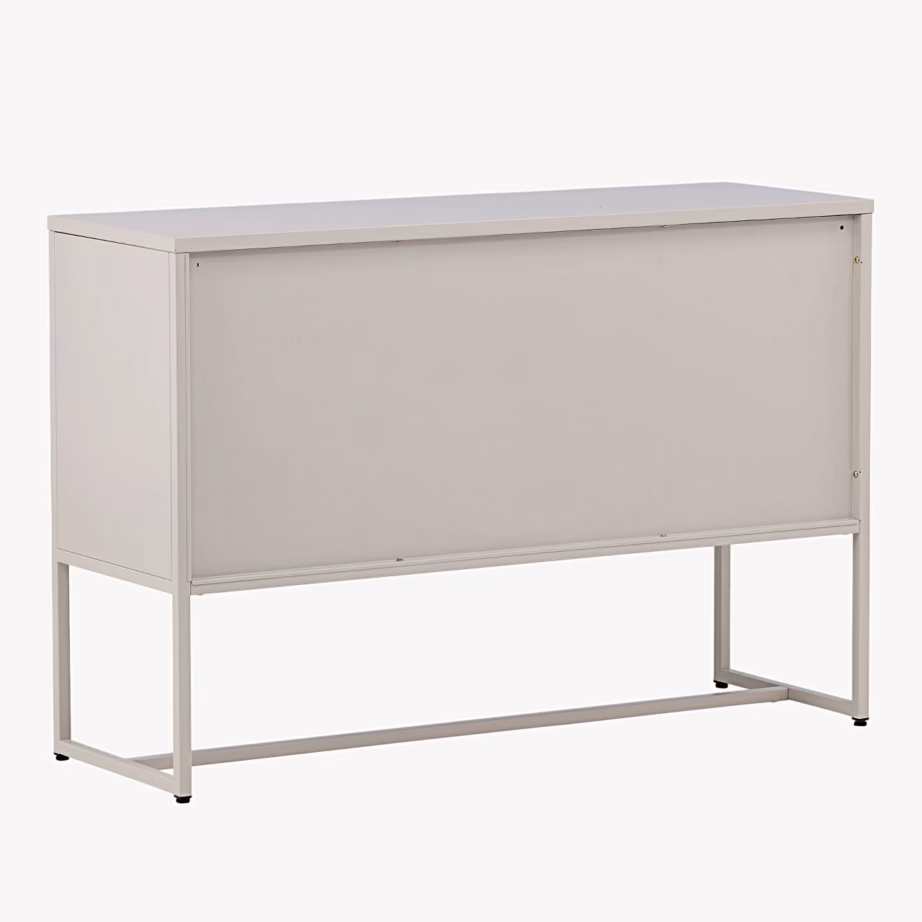 Beež metallkapp Malla perforeeritud ustega kõrgetel jalgadel, 25624-250 – 6