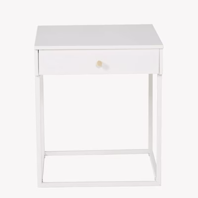 Valge terasest öökapp Bakal, minimalistlik disain, 28066-201