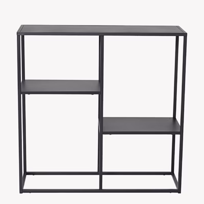 Must terasest avatud riiul Staal 80x81 cm - 28075-208