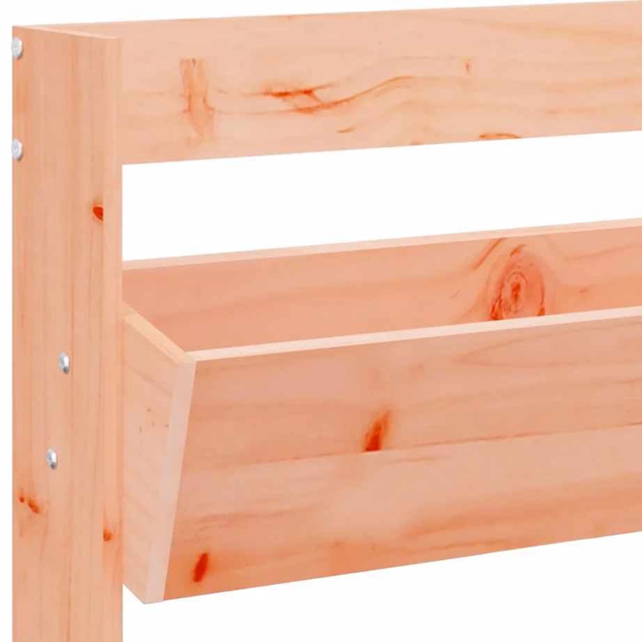 Vertikaalne 3-tasandiline seinale kinnitatav taimekast, ebatsuugapuit, pruun, 60 x 18,5 x 110 cm – 7