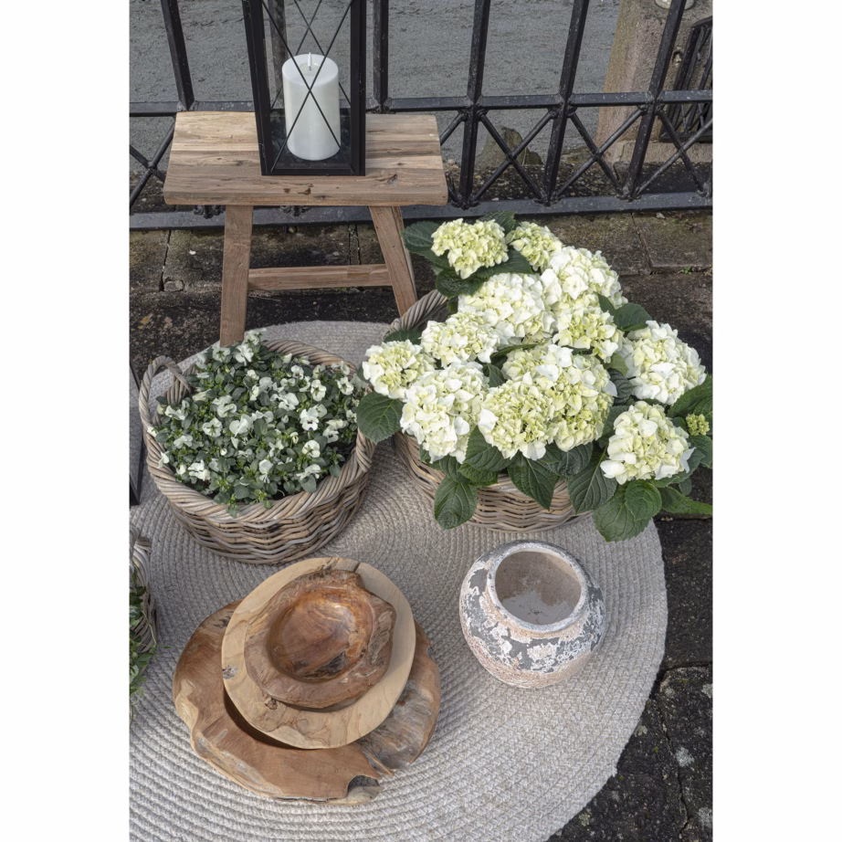 House Nordic Menorca terrassivaip, liivakarva, taaskasutatud PET, Ø120 cm – 6