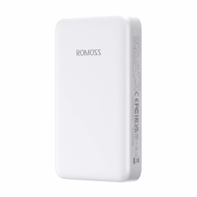 Akupank 10000 mAh 20W magnetlaadimisega - Romoss WSC10, valge