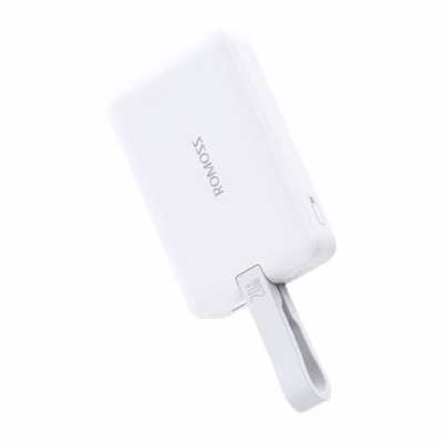 Juhtmevaba MagSafe akupank 10000 mAh 20 W, valge – Romoss WMS10