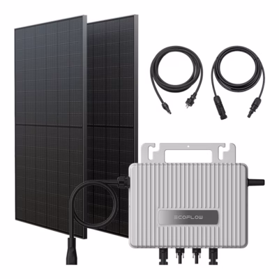 Rõdu päikesepaneelide komplekt mikroinverteriga 800 W, 2×400 W paneeli EcoFlow STREAM Rigid