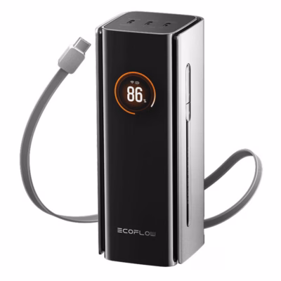Akupank 20000 mAh, 230 W, sisseehitatud 100 W kaabel – EcoFlow RAPID Pro