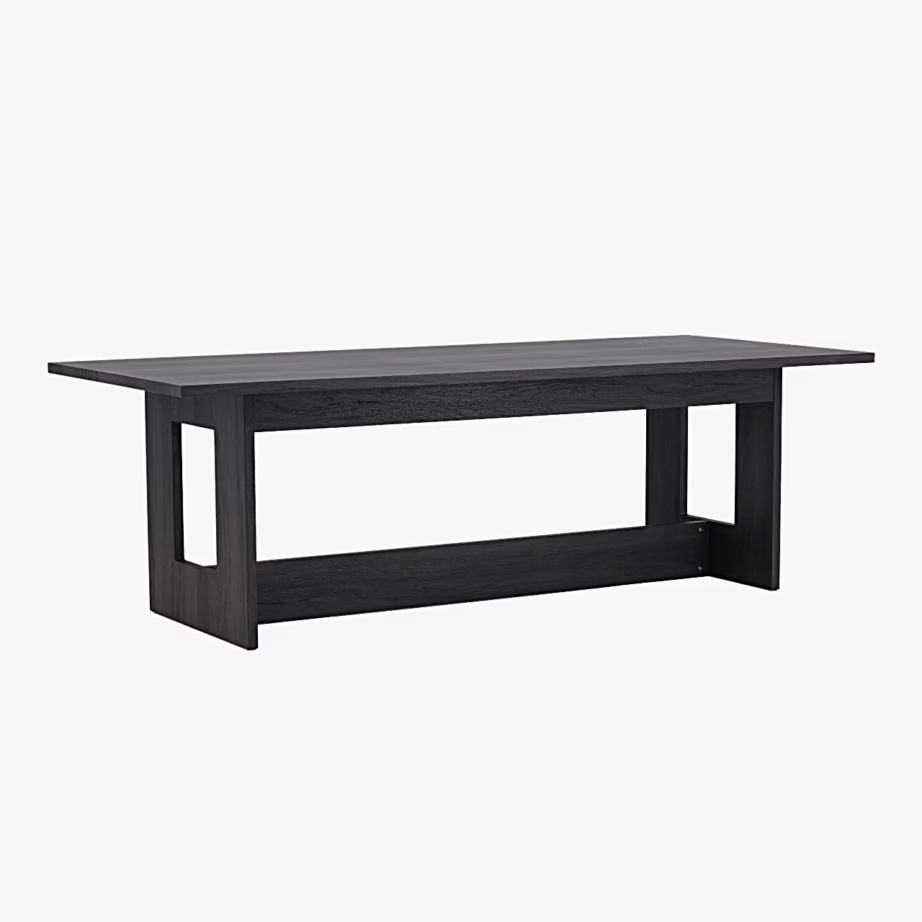 Must ristkülikukujuline söögilaud Milly 100×235 cm, 61912-100 – 6