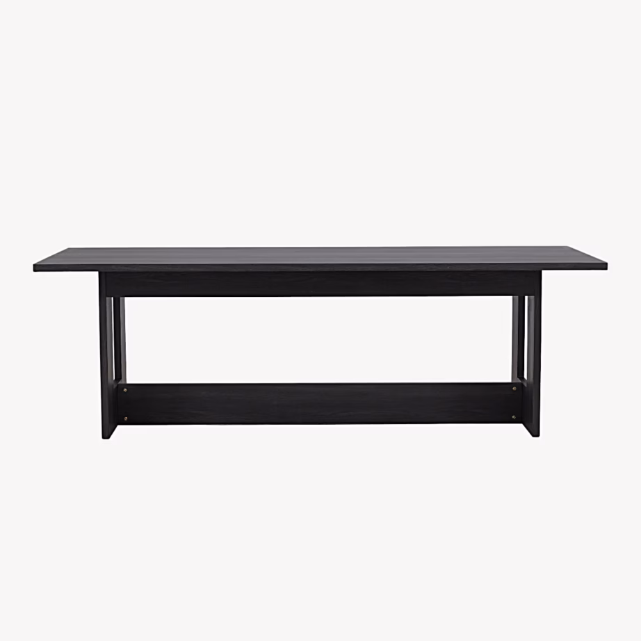 Must ristkülikukujuline söögilaud Milly 100×235 cm, 61912-100 – 7