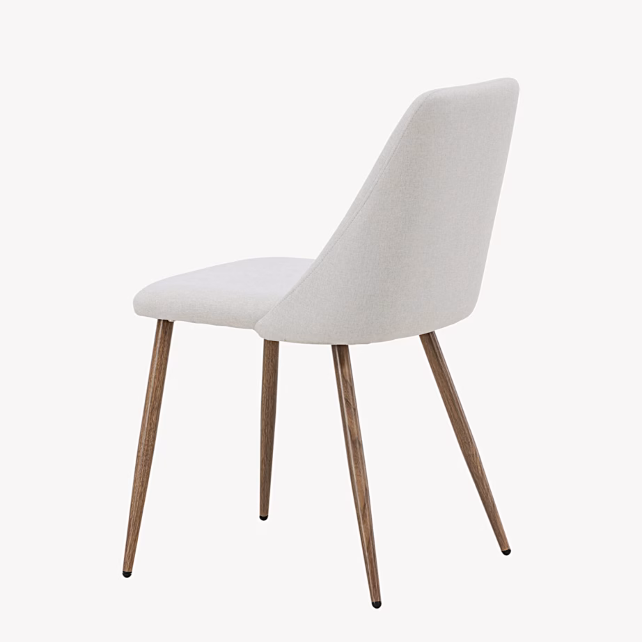 Night söögitool, beež linane kangas, mokka jalad, 61930-123 – 6