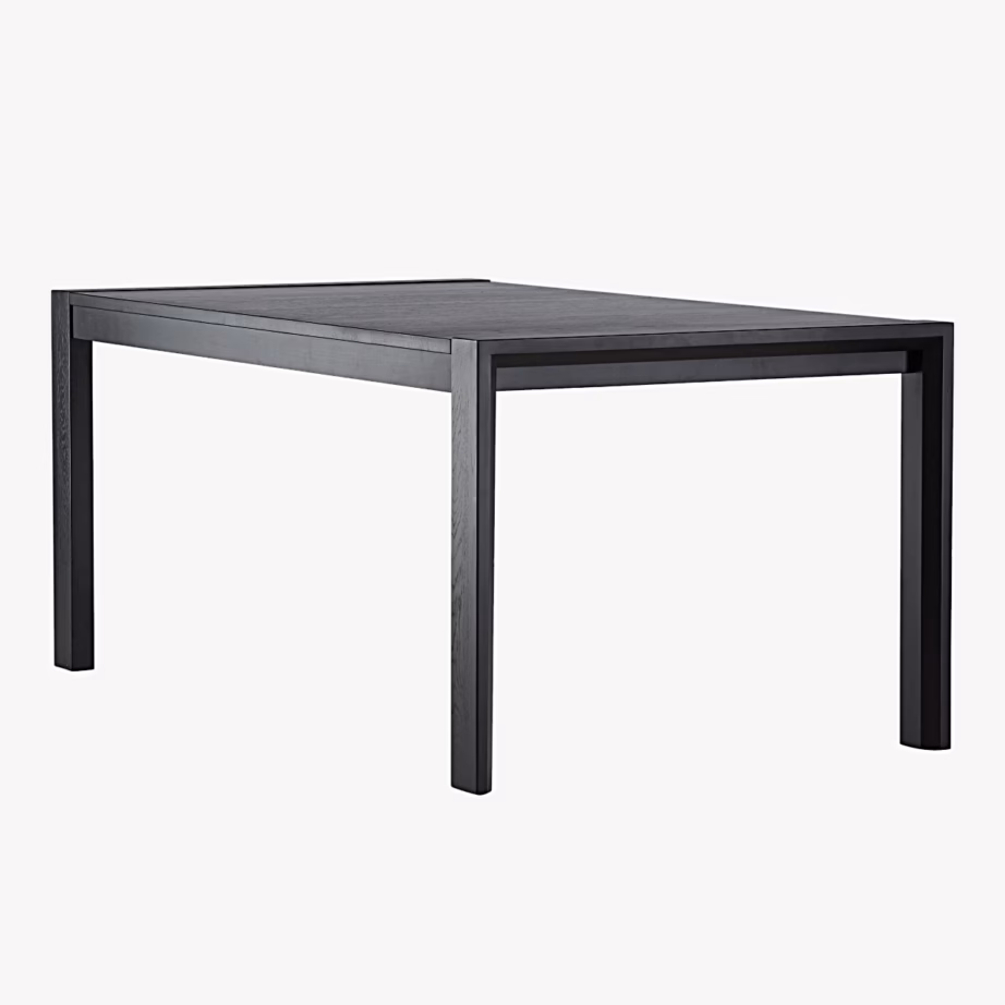 Lahtikäiv must tammespooniga söögilaud Slider 170–250×95 cm, 61943-100 – 3