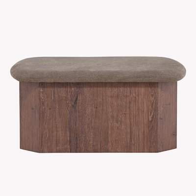 Mokapruun tumba Todd, pruun MDF alusega 88x59 cm - 62023-122