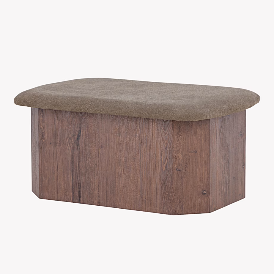 Mokapruun tumba Todd, pruun MDF alusega 88×59 cm, 62023-122 – 2