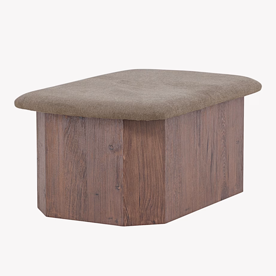 Mokapruun tumba Todd, pruun MDF alusega 88×59 cm, 62023-122 – 5