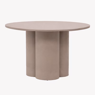 Olivia ümmargune pruun diivanilaud Ø80 MDF-ist - 62051-888