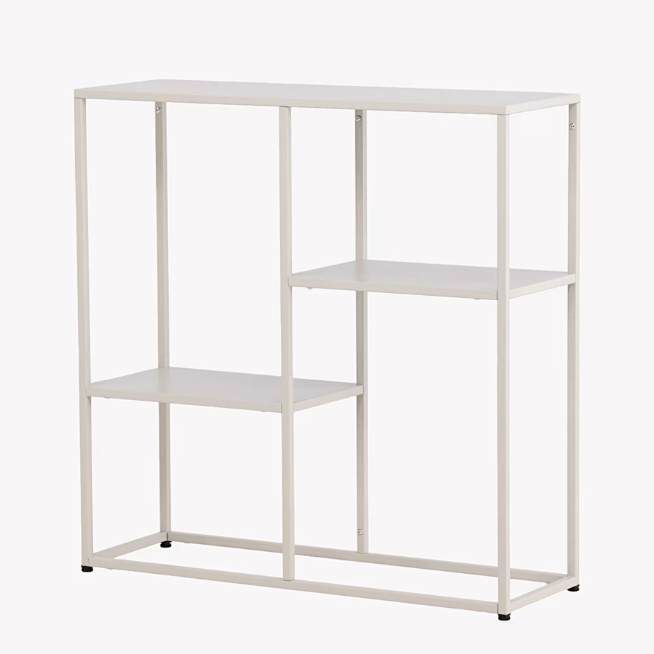 Beež metallriiul Staal kolme tasapinnaga 80×80 cm, 62072-250 – 2